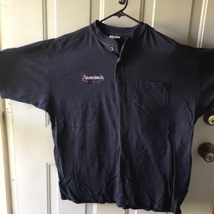 Mens Navy Blue 2XL Jersey Shirt Made in USA